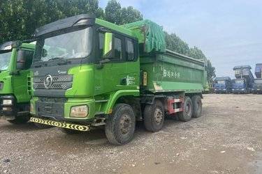 二手陕汽重卡 德龙X3000 城建加强版 375马力 8X4 5.6米自卸车(国五) 前四后八 潍柴二手自卸车 黄牌