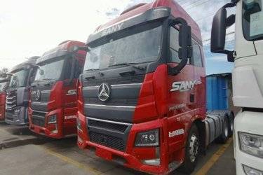 二手三一集团 王道395 385马力 6X4牵引车(国六） 双驱 潍柴二手牵引车 黄牌图片