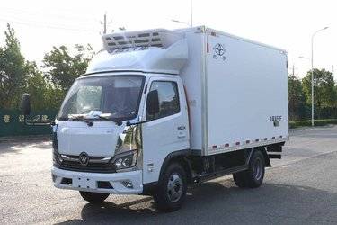 二手福田奥铃 智蓝EM 4.5T 3.8米单排纯电动冷藏车63.75kWh  二手电动卡车电动冷藏车图片