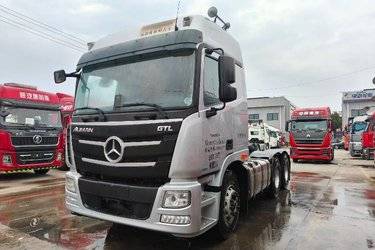 二手福田 欧曼GTL 6系重卡 490马力 6X4牵引车(国五) 双驱 奔驰二手牵引车 黄牌图片