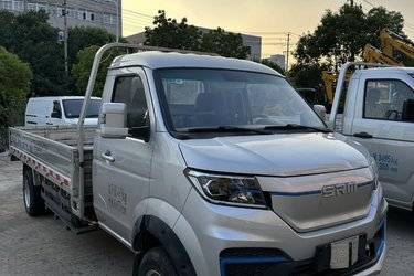 二手SRM鑫源 T5LEV 标准型 3.5T 3.8米单排纯电动栏板微卡  二手电动卡车电动载货车图片