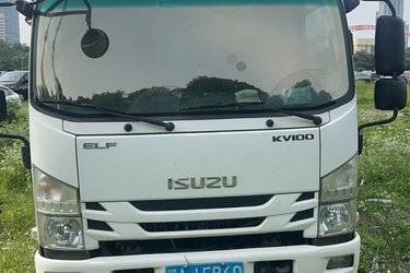二手庆铃 五十铃KV100 120马力 4.13米单排厢式轻卡(国六)(气刹)(国六) 单桥 庆铃五十铃二手载货车 蓝牌图片