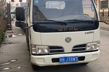 二手东风 多利卡D6 115马力 3.8米排半栏板轻卡(国四) 单桥 四达动力二手载货车 蓝牌