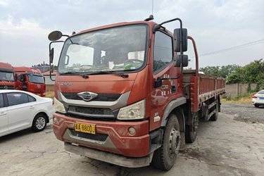 二手福田 时代领航ES5 220马力 6X2 6.8米排半栏板载货车(国六) 前四后四 潍柴二手载货车 黄牌图片