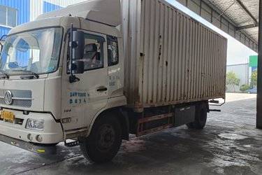 二手东风商用车 天锦中卡 180马力 4X2 4500轴距载货车底盘(国五) 单桥 东风二手载货车 黄牌图片