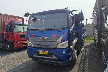 二手福田 时代领航ES5 220马力 6X2 6.8米排半栏板载货车(国六) 前四后四 潍柴二手载货车 黄牌图片