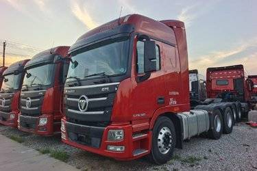 二手福田 欧曼GTL 580马力 6X4 AMT自动挡牵引车(国六) 双驱 福田康明斯二手牵引车 黄牌图片