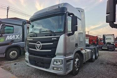 二手福田 欧曼GTL 穿越版 520马力 6X4 AMT自动挡牵引车(国六) 双驱 福田康明斯二手牵引车 黄牌图片