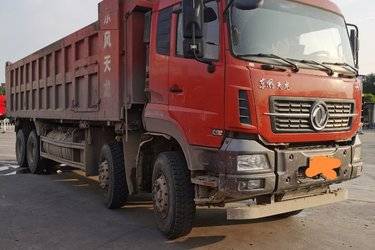 二手东风商用车 天龙KC重卡 385马力 8X4 8.6米自卸车(国五) 前四后八 雷诺二手自卸车 黄牌