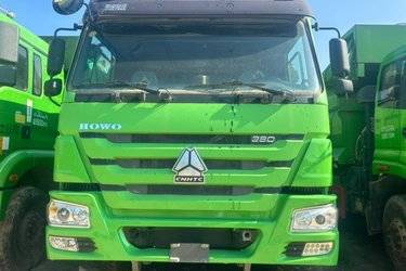 二手中国重汽 HOWO重卡 440马力 8X4 6.8米自卸车(华威驰乐牌)(国五) 前四后八 曼二手自卸车 黄牌