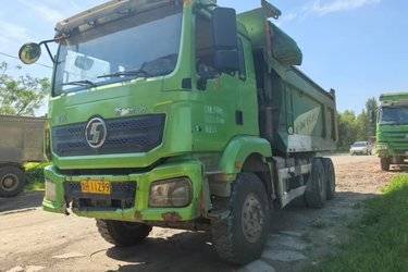 二手陕汽重卡 德龙新M3000 350马力 6X4 5.6米城建自卸车(国五) 后八轮 潍柴二手自卸车 黄牌