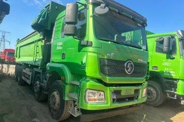 二手陕汽重卡 德龙新M3000 400马力 8X4 7.2米自卸车(速比5.92)(国五) 前四后八 潍柴二手自卸车 黄牌图片