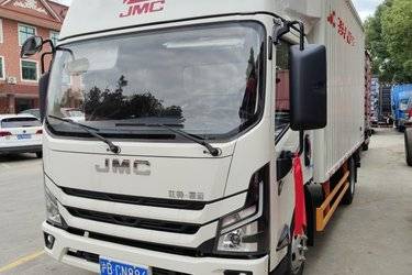 二手江铃 凯运＋ 宽体 129马力 4.2米单排厢式轻卡(国六) 单桥 江西五十铃二手载货车 蓝牌图片