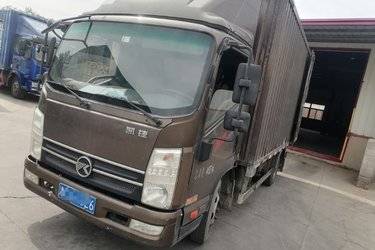 二手凯马 凯捷M3 116马力 4.2米单排厢式轻卡(国五) 单桥 潍柴二手载货车 蓝牌图片