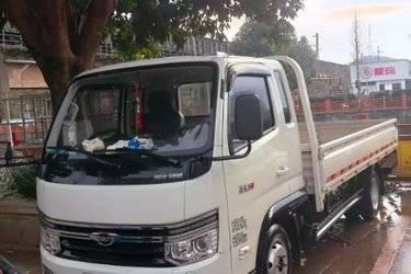 二手福田 时代领航S1 1.5L 129马力 CNG 3.94米排半栏板小卡(国六) 单桥 康明斯二手载货车 蓝牌图片