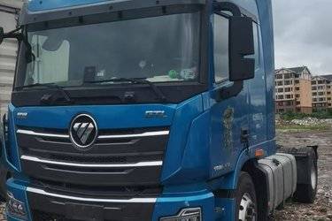 二手福田 欧曼GTL 470马力 4X2 AMT自动挡牵引车(国六) 单桥 福田康明斯二手牵引车 黄牌图片