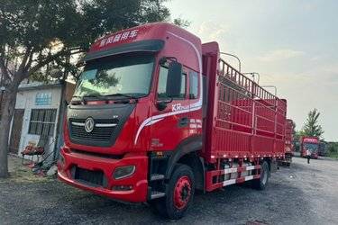 二手东风商用车 天锦KR PLUS 舒适版 290马力 4X2 6.8米仓栅式载货车(国六) 单桥 康明斯二手载货车 黄牌图片