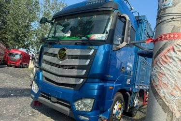 二手福田 欧曼EST 6系重卡 南方版 510马力 8X4 9.53米畜禽载货车(国五) 前四后八 福田康明斯二手载货车 黄牌