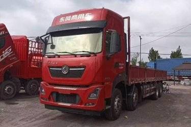二手东风商用车 天龙KL重卡 舒适版 465马力 8X4 8.6米栏板载货车(国六) 前四后八 东风康明斯二手载货车 黄牌