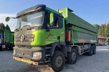 二手陕汽重卡 德龙X3000 430马力 8X4 8米自卸车(速比5.92)(国五) 前四后八 潍柴二手自卸车 黄牌图片