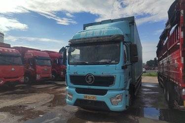 二手陕汽重卡 德龙L5000 经典版 270马力 4X2 9.8米厢式载货车(国六) 单桥 潍柴二手载货车 黄牌图片