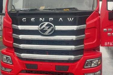 二手上汽红岩 杰豹H6 标载版 350马力 6X2 9.6米厢式载货车(国六) 前四后四 玉柴二手载货车 黄牌图片