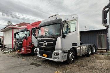 二手福田 欧曼GTL 520马力 6X4 AMT自动挡牵引车(国六) 双驱 福田康明斯二手牵引车 黄牌图片