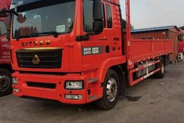二手中国重汽 汕德卡SITRAK G5S重卡 290马力 4X2 6.8米AMT自动档栏板载货车(国六) 单桥 曼二手载货车 黄牌图片