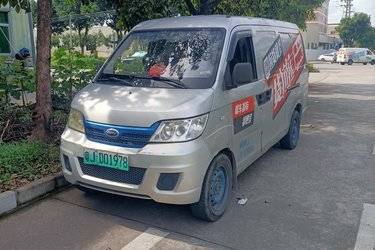 二手开瑞 优优EV 舒适型 2019款 2.6T 4.43米纯电动封闭厢式载货车  二手电动卡车电动封闭厢货图片