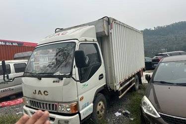 二手江淮 帅铃H380 141马力 单排栏板轻卡(国五) 单桥 东风康明斯二手载货车 蓝牌图片