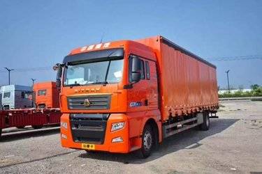 二手中国重汽 汕德卡SITRAK G7重卡 290马力 8X4 9.52米厢式载货车(国六) 前四后八 曼二手载货车 黄牌图片