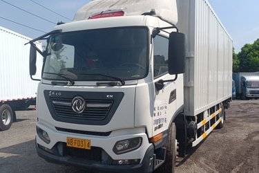 二手东风商用车 天锦KR 190马力 4X2 8米厢式载货车(国六) 单桥 雷沃动力二手载货车 黄牌图片