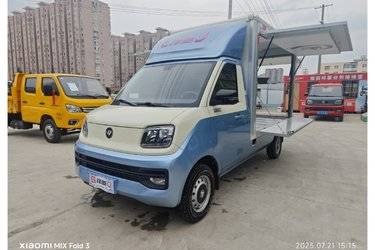 二手福田 祥菱Q一体式 基本型 1.3L 91马力 汽油 2.73米单排翼开启厢式微卡(后单胎)(国六) 单桥 五菱柳机二手载货车 蓝牌图片