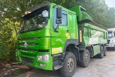 二手中国重汽 HOWO重卡 380马力 8X4 6.5米自卸车(国五) 前四后八 中国重汽二手自卸车 黄牌