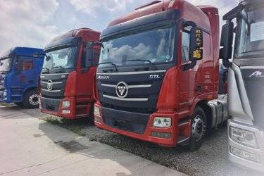 二手福田 欧曼GTL 穿越版 520马力 6X4 AMT自动挡牵引车(国六) 双驱 福田康明斯二手牵引车 黄牌图片