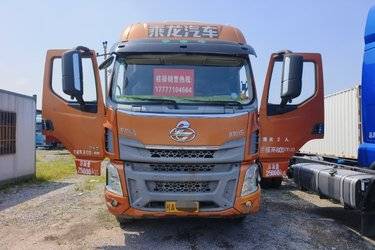 二手东风柳汽 乘龙H5中卡 240马力 6X2 7.8米仓栅式载货车底盘(国五) 前四后四 玉柴二手载货车 黄牌图片
