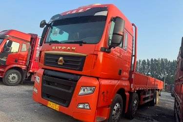 二手中国重汽 汕德卡SITRAK G7S重卡 奢华版 480马力 8X4 9.52米AMT自动挡栏板载货车(国六) 前四后八 曼二手载货车 黄牌图片