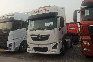 二手东风商用车 天龙KL重卡 430马力 4X2 牵引车(国六) 单桥 康明斯二手牵引车 黄牌