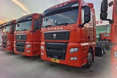 二手中国重汽 汕德卡SITRAK G7重卡 460马力 6X4 LNG牵引车(速比3.08)(国六) 双驱 曼二手牵引车 黄牌图片