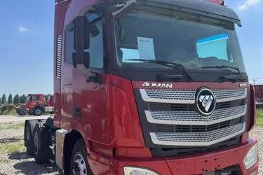 二手福田 欧曼EST 6系重卡 510马力 6X4牵引车(国五) 双驱 福田康明斯二手牵引车 黄牌图片