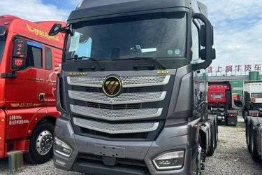 二手福田 欧曼EST 北方版 620马力 6X4 AMT自动档牵引车(液缓)(国六) 双驱 福田康明斯二手牵引车 黄牌图片