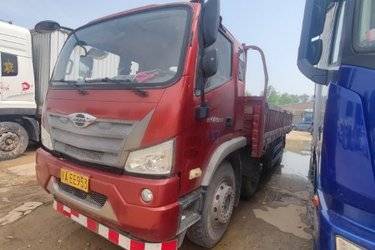 二手福田 瑞沃ES5 220马力 4X2 6.8米栏板载货车(国六) 单桥 潍柴二手载货车 黄牌图片