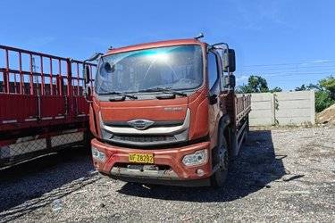 二手福田时代 ES7 220马力 4X2 6.8米栏板载货车(国六) 单桥 潍柴二手载货车 黄牌图片