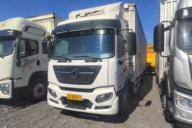 二手东风商用车 天锦KR 精英版 225马力 4X2 9.8米厢式载货车(高顶)(国六) 单桥 雷诺二手载货车 黄牌图片