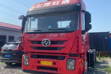 二手上汽红岩 杰狮C500重卡 450马力 6X4牵引车(国五) 双驱 上柴二手牵引车 黄牌图片