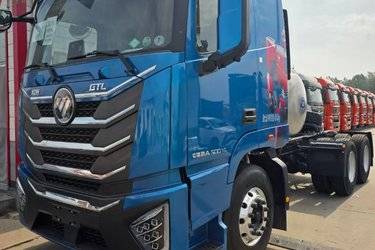 二手福田 欧曼GTL 质享版 500马力 6X4 LNG牵引车(国六) 双驱 福田康明斯二手牵引车 黄牌图片