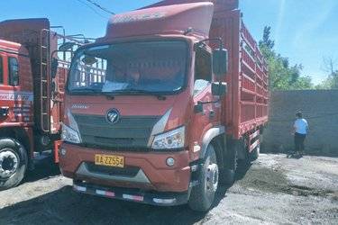 二手福田 瑞沃ES3 220马力 6X2 6.8米排半仓栅式载货车(国六) 前四后四 潍柴二手载货车 黄牌图片