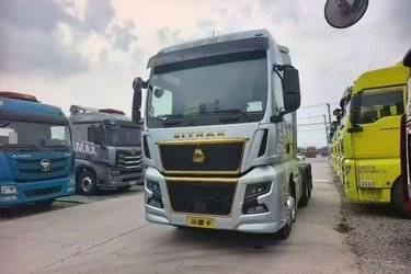 二手中国重汽 汕德卡SITRAK C9H重卡 奢华版 570马力 6X4 AMT自动挡牵引车(国六)(带液缓)(国六) 双驱 曼二手牵引车 黄牌图片