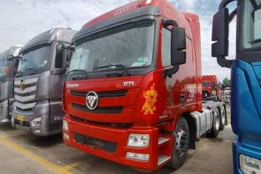 二手福田 欧曼GTL 基本型 470马力 6X4 牵引车(国六) 双驱 福田康明斯二手牵引车 黄牌图片