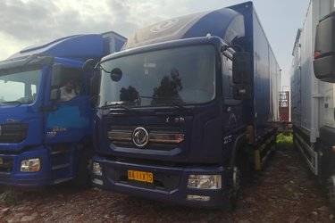 二手东风 多利卡D9 230马力 4X2 7.68米厢式载货车(国六) 单桥 东风二手载货车 黄牌